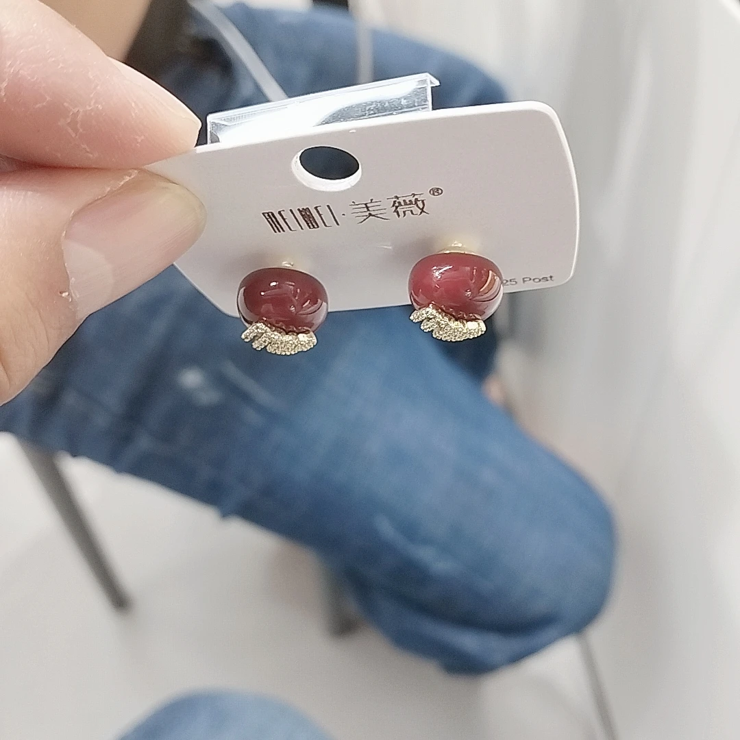 铜合金耳饰 67区 6724 轻奢新款时尚手工气质套装饰品