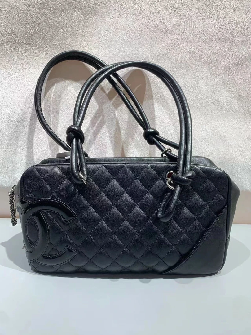 95新 Chanel/香奈儿 香奈儿康鹏枕头黑色包/优品