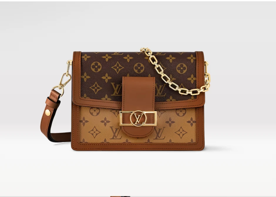 99新 LouisVuitton/路易威登 唯集致优品/达芙妮中号单肩链条包