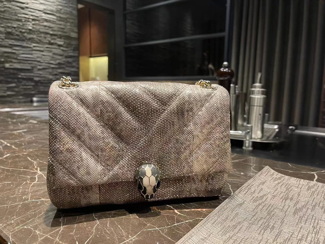 99新 BVLGARI/宝格丽 宝格丽棉花糖水蛇纹金色/无公价/优品