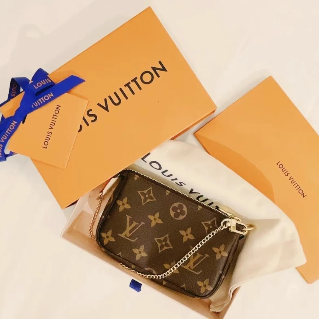 95新 LouisVuitton/路易威登 lv老花小麻将/优品
