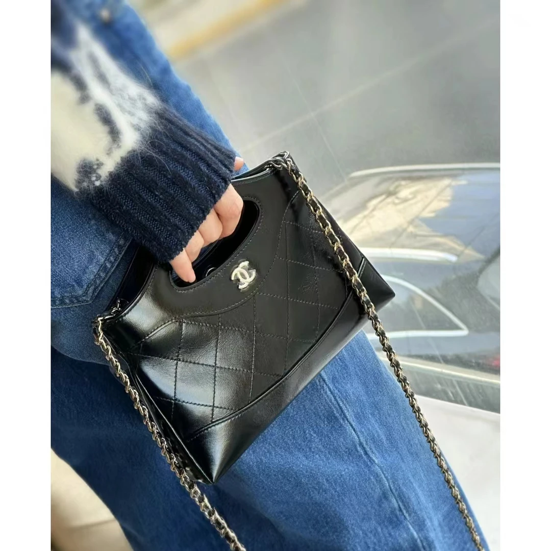 全新未使用 Chanel/香奈儿 31bag mini黑金包/公价无/优选