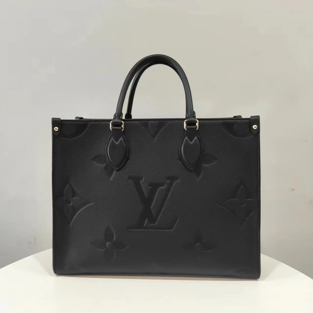 99新 LouisVuitton/路易威登 onthego中号包黑色/优品