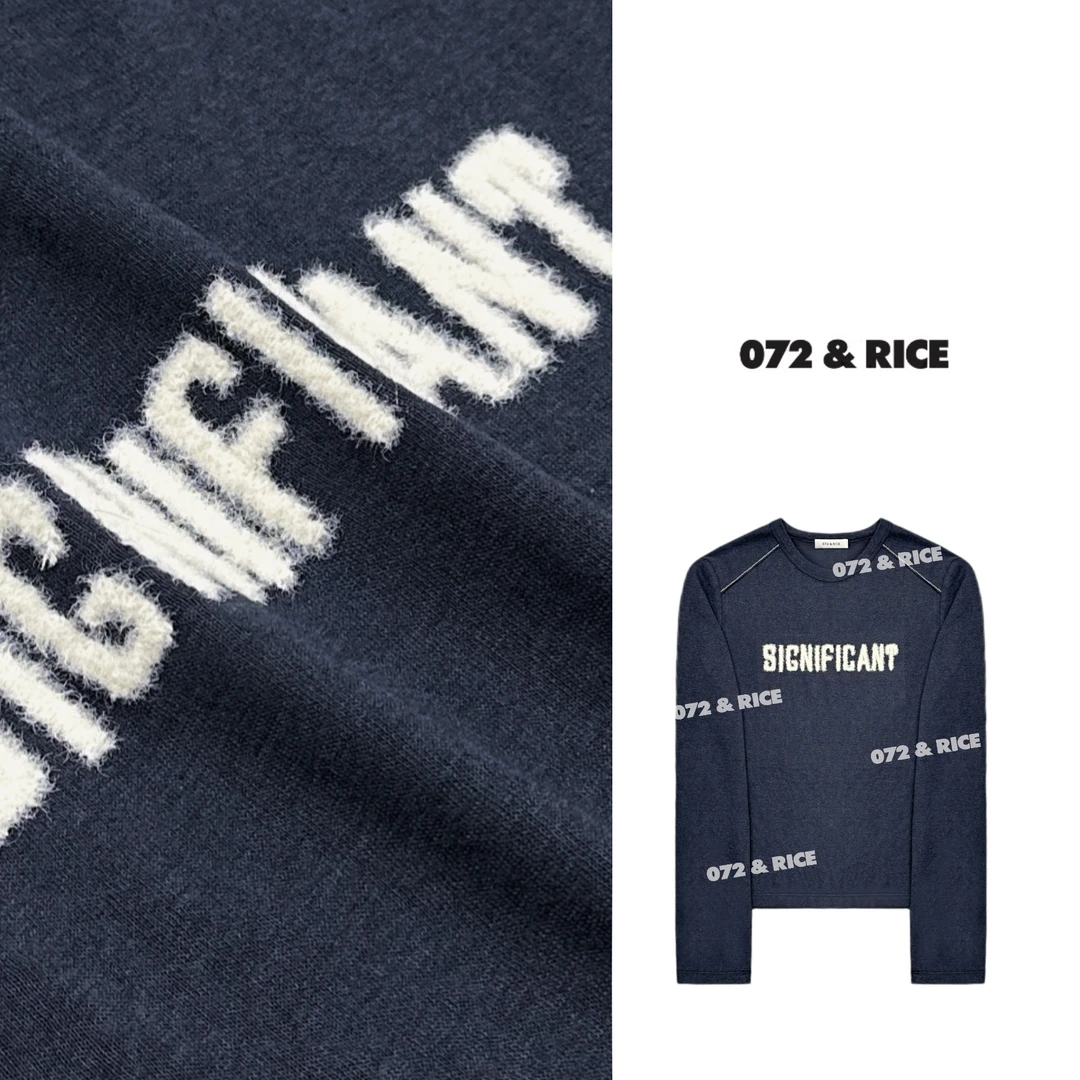 072 & RICE【西海岸】秋季休闲圆领长袖上衣 31XD37