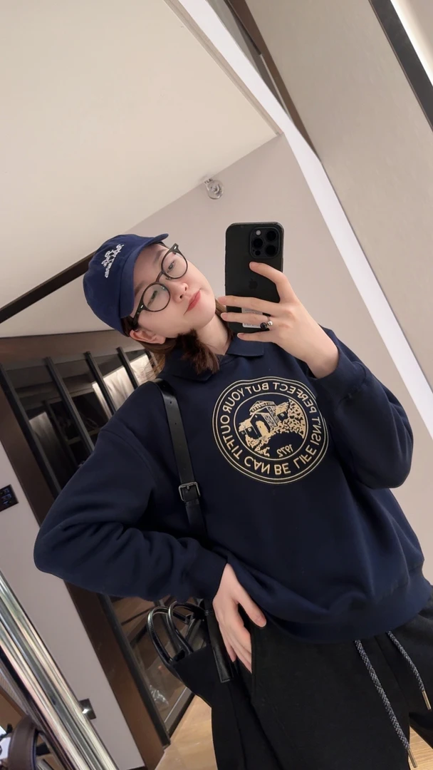 072 & RICE【古堡卫衣】秋冬休闲翻领加绒长袖卫衣 31NB256Z FF