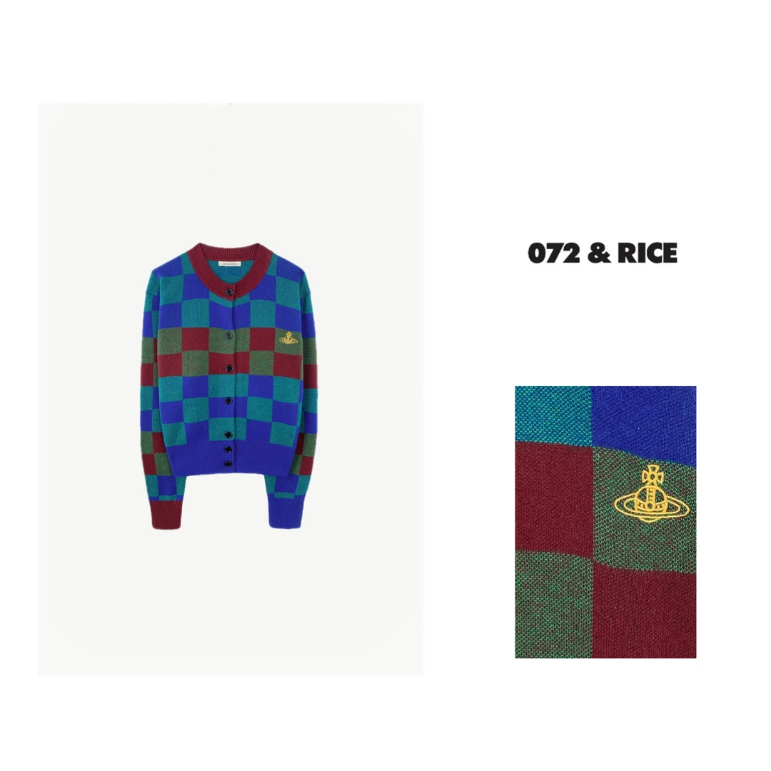 072 & RICE【五月天】秋冬休闲U领长袖针织开衫 JH017Z FF