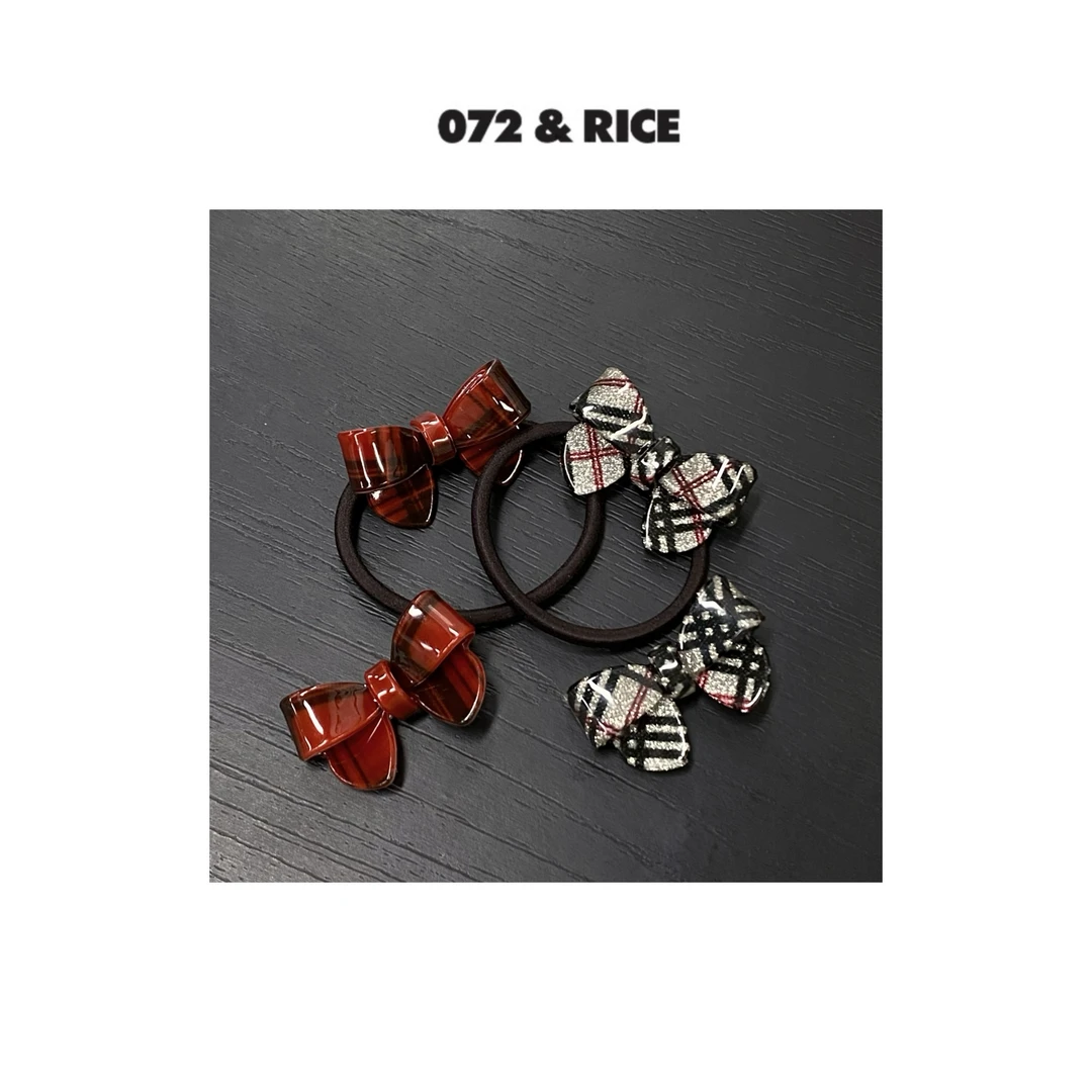 072 & RICE【蝴蝶两件套】简约气质时尚发夹发圈 FD0077