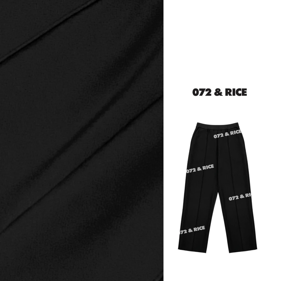 072 & RICE【高分裤】秋冬休闲加绒直筒九分裤 31W182Z*