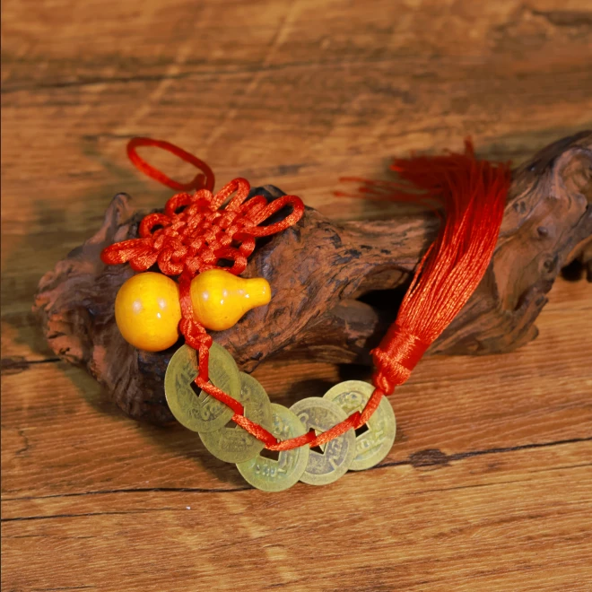 福到家《五帝钱》包挂饰居家挂饰