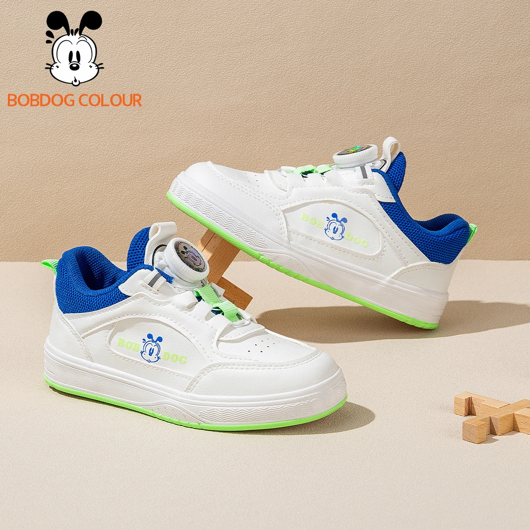 巴布豆卡乐儿童童鞋旋钮扣鞋舒适防滑耐磨百搭防撞板鞋B2011018