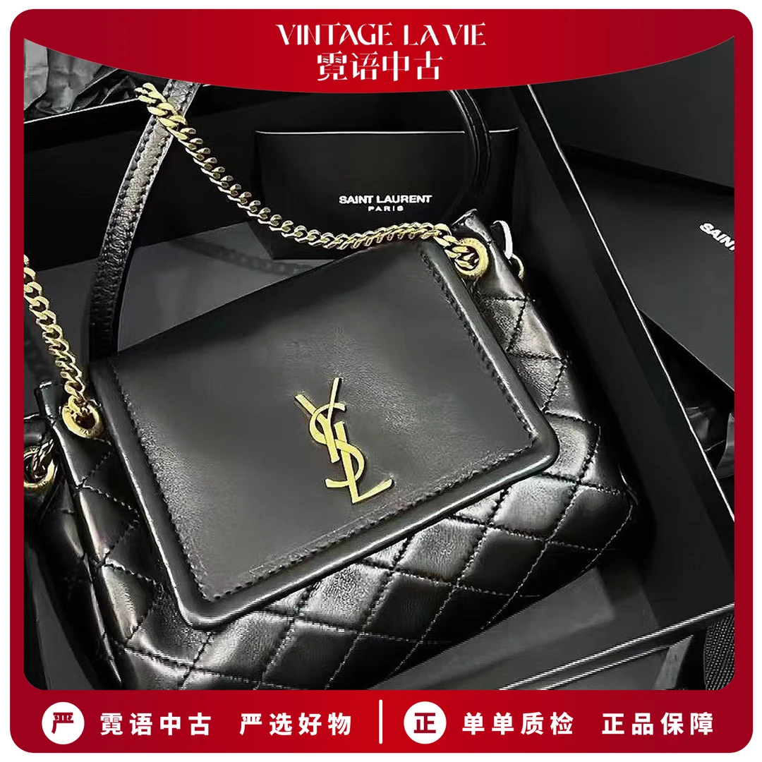 全新未使用 YSL/圣罗兰 22年新款  黑金nolita mini系列 DB专属