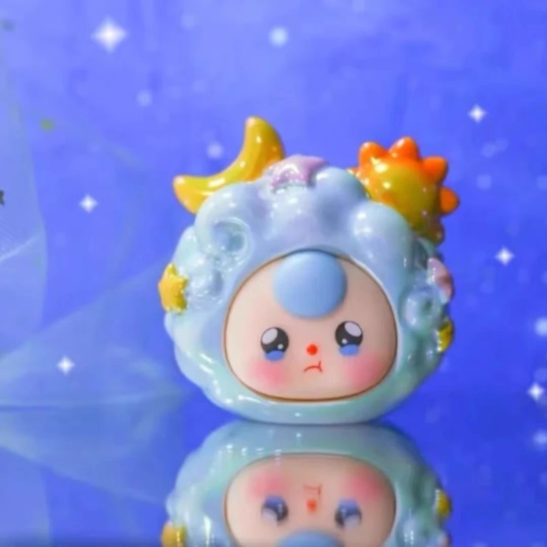 【拆盒】娃三岁十二星座系列潮玩盲盒手办
