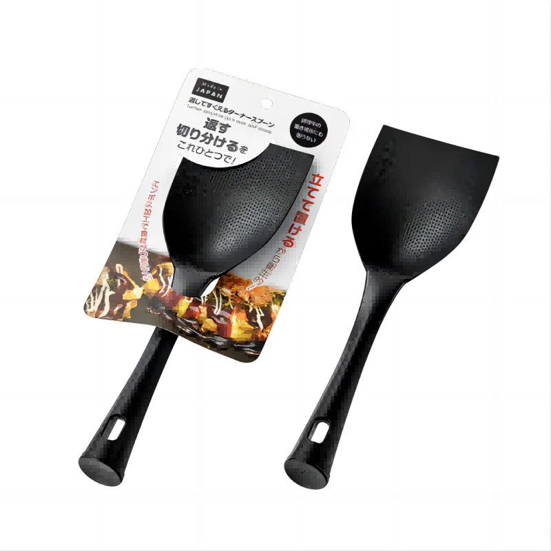 日本进口可立式厨房用翻炒煎铲耐热尼龙铲日式家用