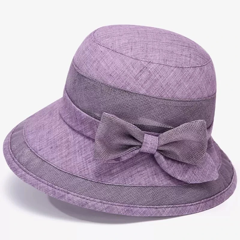 中老年帽子春夏季女妈妈遮阳防晒帽夏天大檐沙滩帽透气凉帽渔夫帽