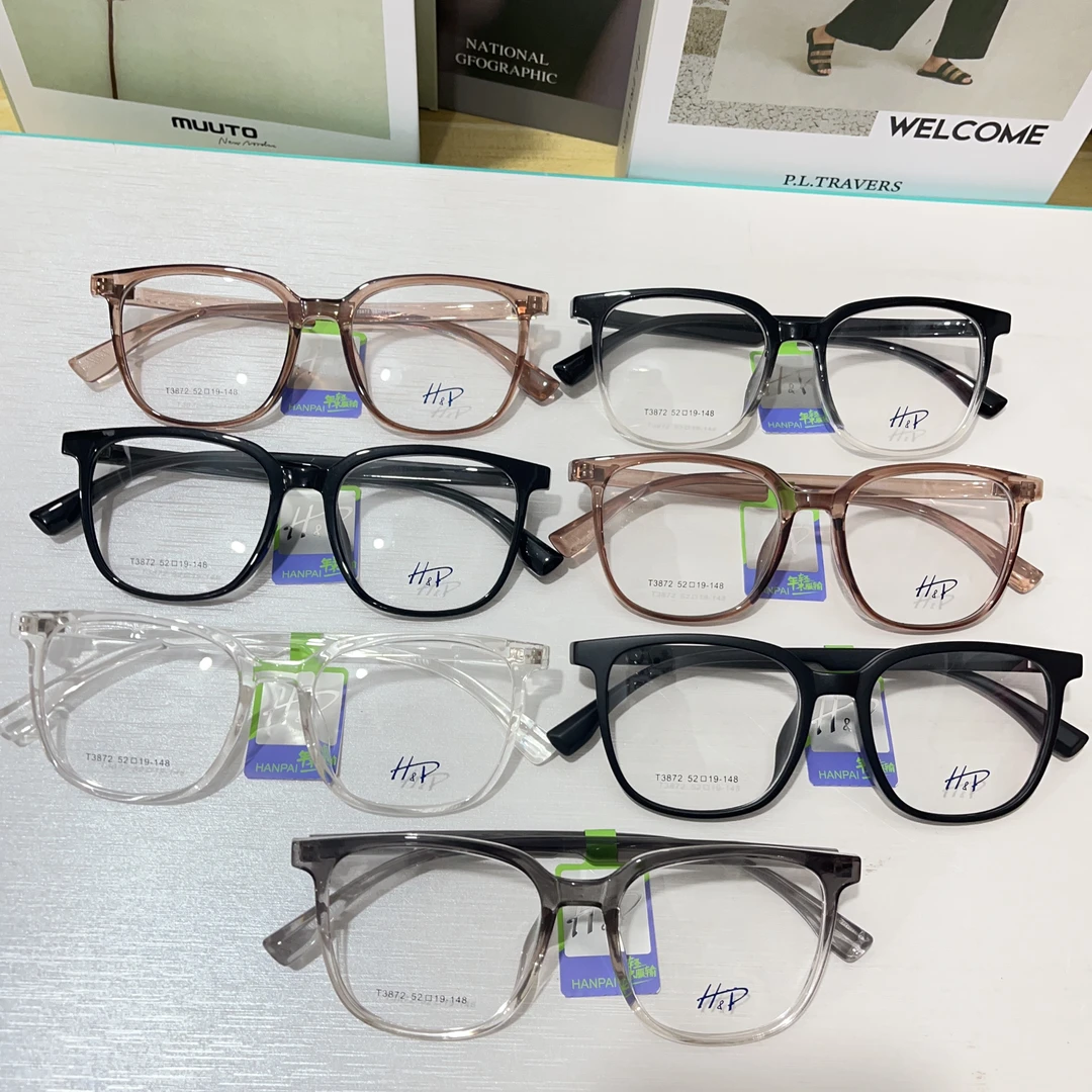 网红TR90大框素颜眼镜框显瘦气质学生架男女款近视眼镜框批发