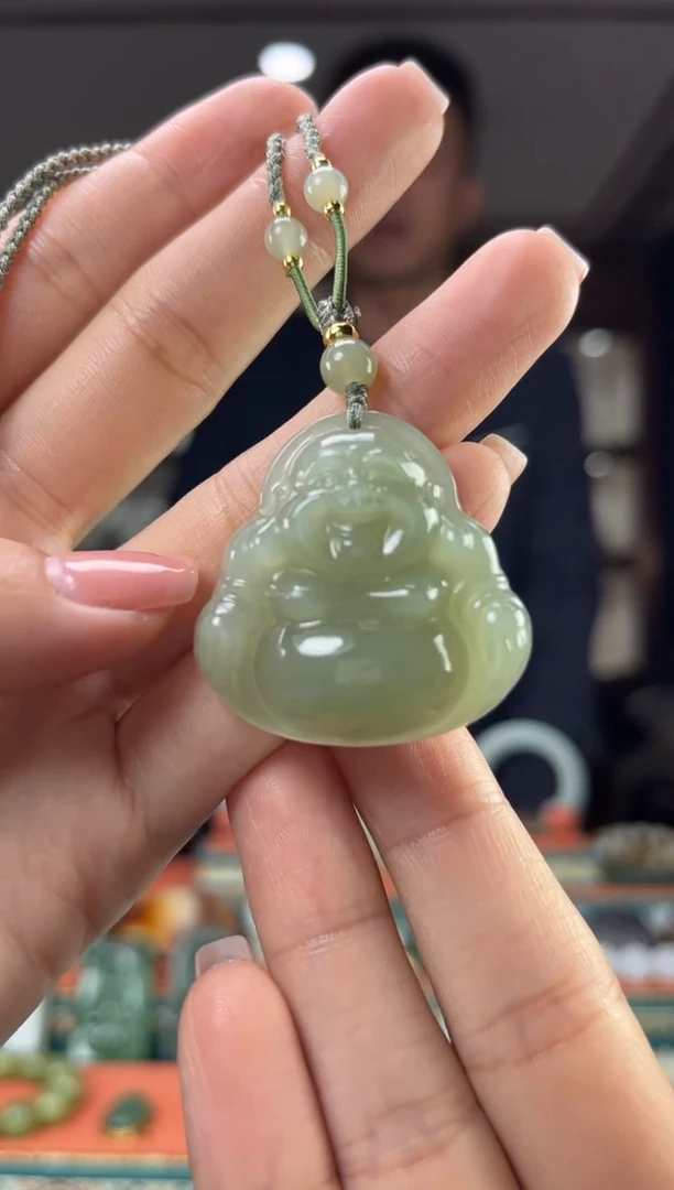 【闪购商品】和田玉挂件未镶嵌佩佩35mm左右