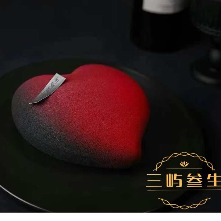 【轻奢款】玫瑰之心高端慕斯蛋糕