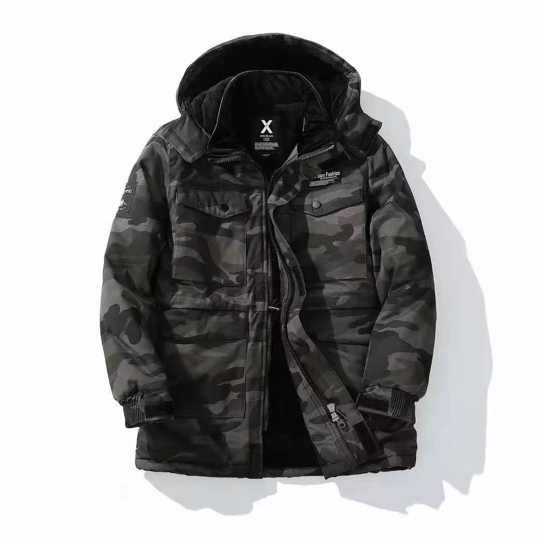 工作服棉衣男棉线加绒加厚棉服保暖工装户外电焊汽修工作服劳保服