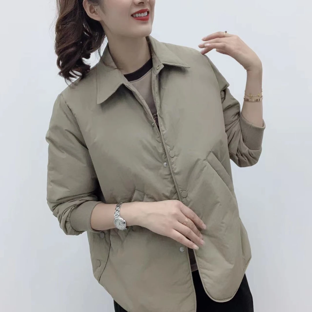2024新款爆款小方领加棉洋气外套棉衣