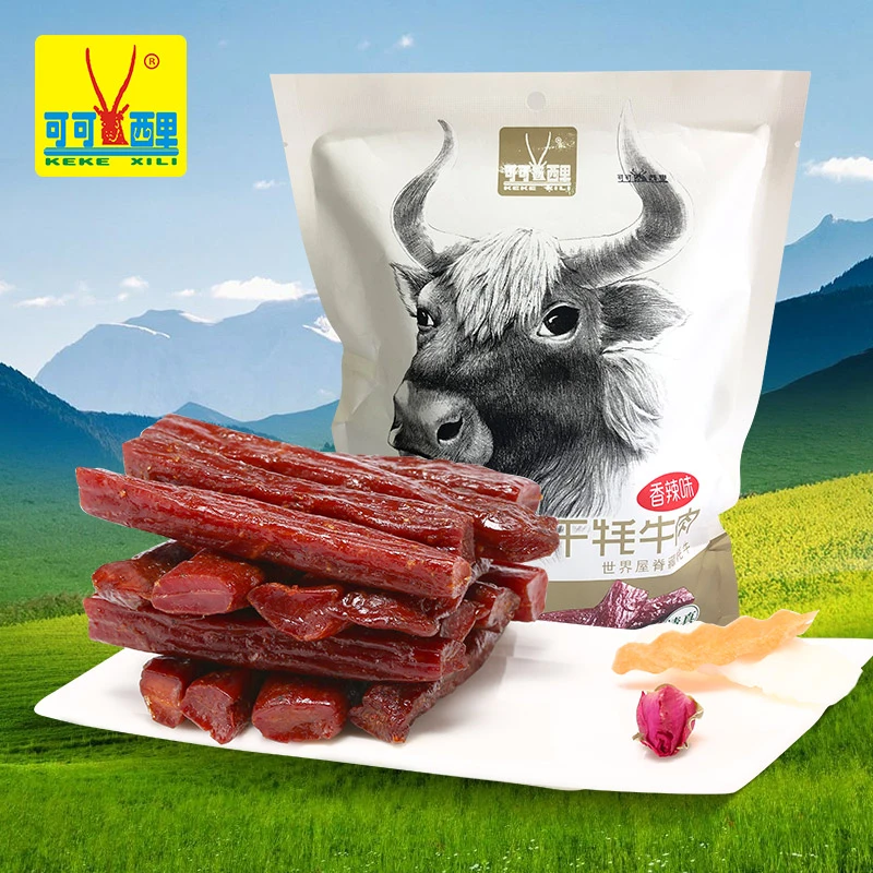 可可西里 风干牦牛肉130g 青海西藏特产小吃牛肉零食
