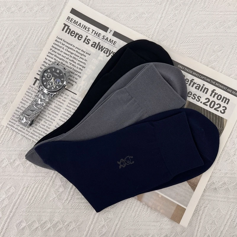 1双高端男士商务袜 颜色随机