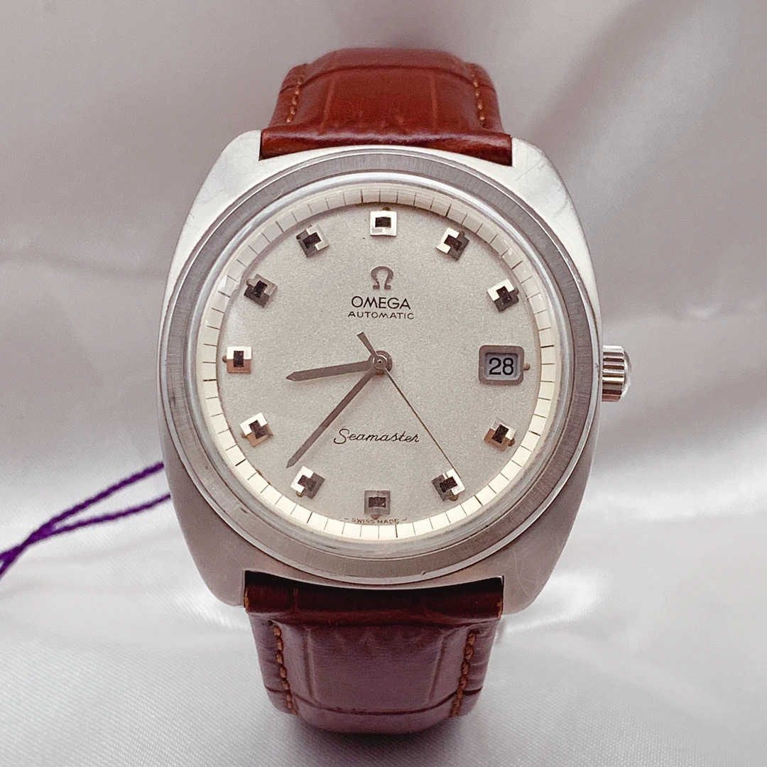 95新 Omega/欧米茄 正品海马系列/自动机械男表38.5mm