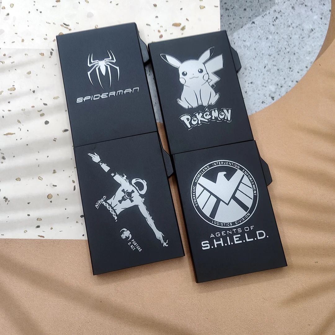 金属自动弹出式卡包男女士卡套防盗刷卡夹防消磁卡盒精致简约潮