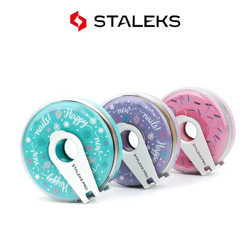 STALEKS思达利司AT系列甜甜圈一次性美甲打磨修型砂条美甲师专用