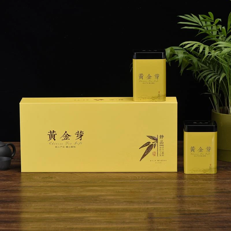 2025年100g伴手礼正宗黄金芽春茶茶叶黄金叶新茶安吉白茶礼盒装