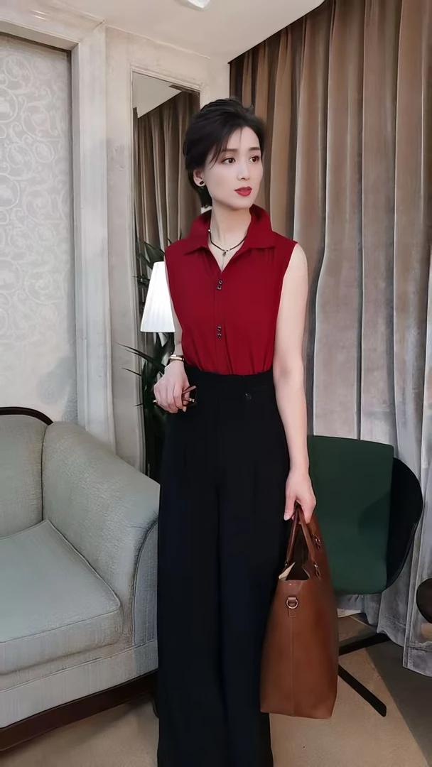 柏澜慧琳【花苞高腰裤】长腿神器YG24080-