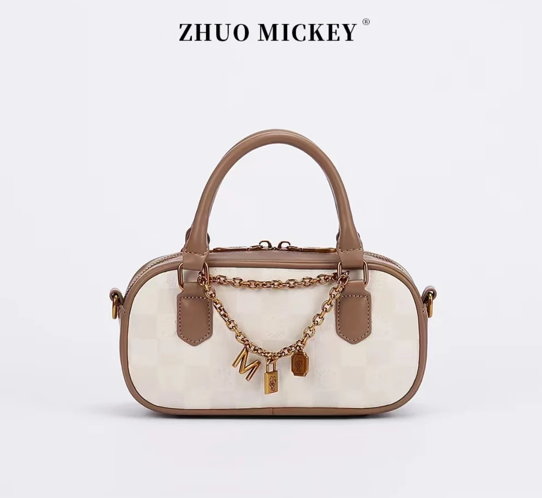 2408新款时尚简约手提单肩斜跨女包