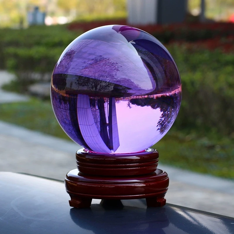 《众诺珠宝专属》紫水晶球摆件玄关