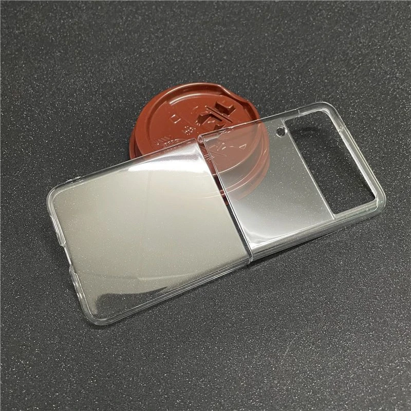 适用三星Zflip4折叠屏手机壳超薄磨砂塑料硬壳全包保护套翻盖男女
