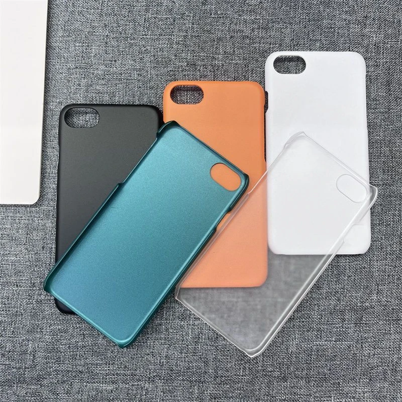 适用苹果7/8plus手机壳无边框磨砂超薄纯色pc塑料硬壳iPhone SE2/