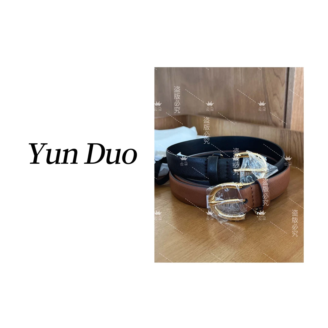 云朵定制 轻奢定制复古百搭 牛皮腰带IE22