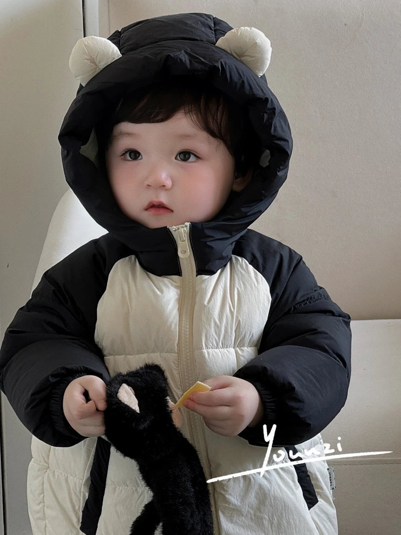 宝宝羽绒外套连体爬服婴儿秋冬洋气加绒（非质量问题no退no换噢）