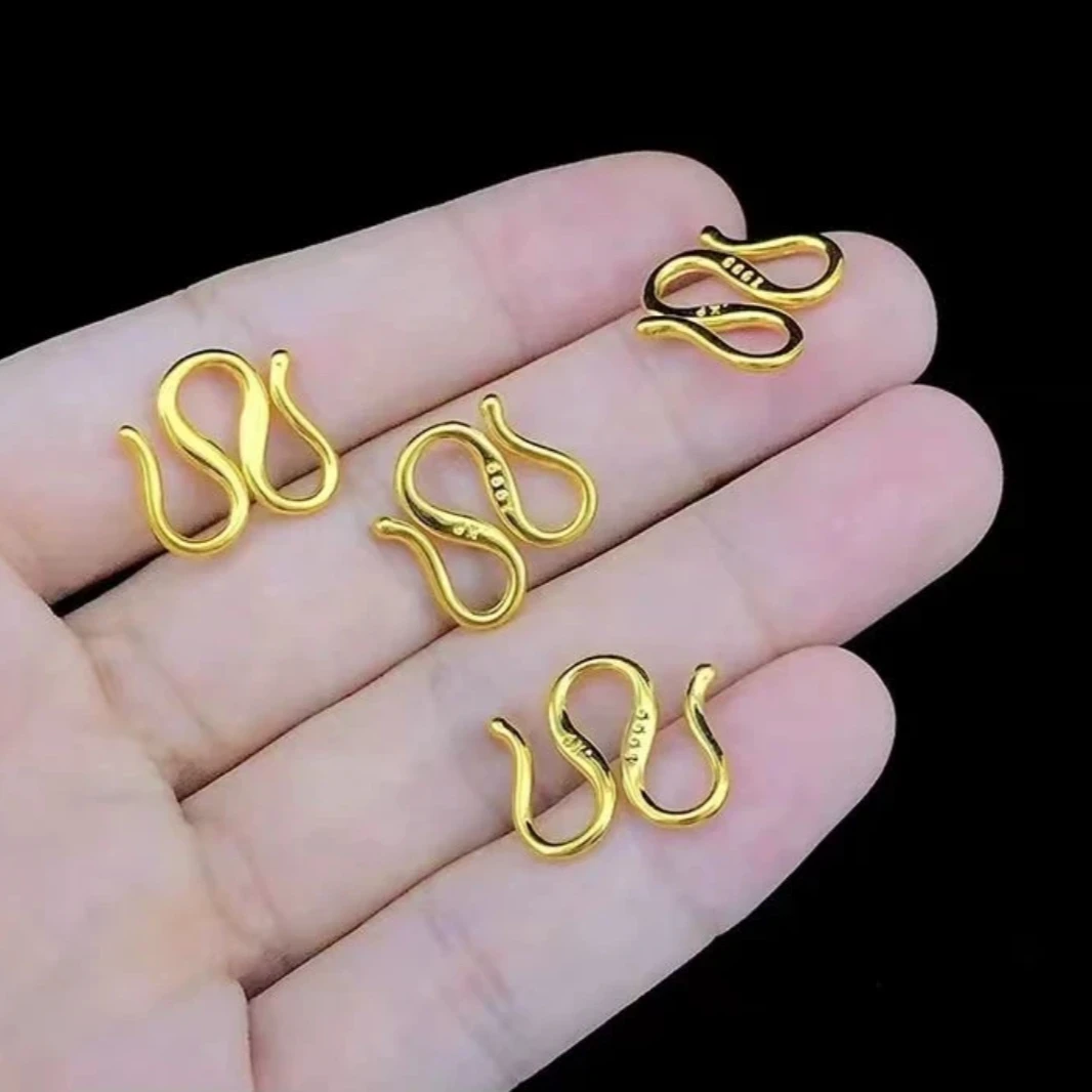 合金手链 M扣头  不掉色  手工时尚经典素款金手链光面百搭显气质