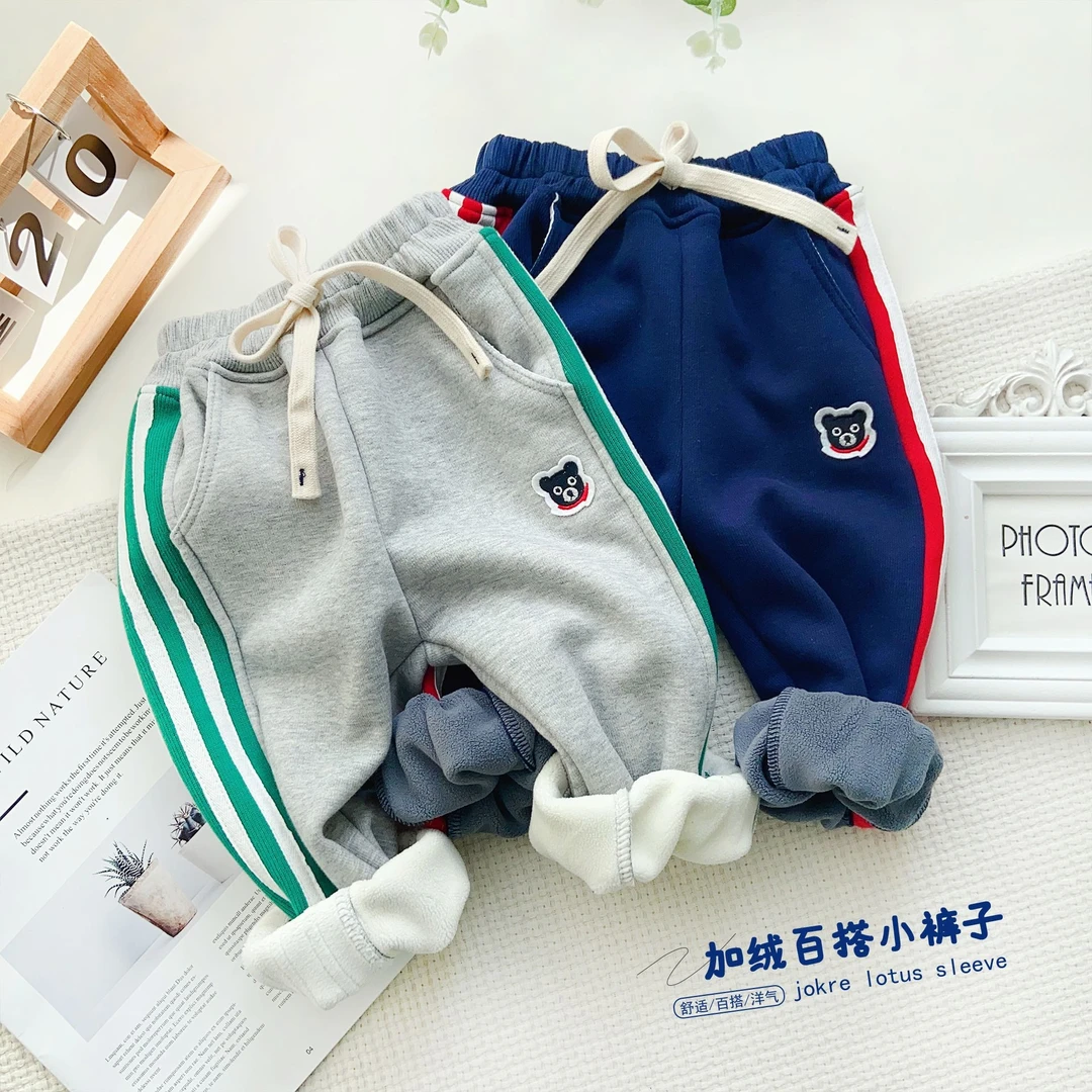 儿童裤子洋气舒适卫裤宝宝ol小裤棉裤休闲裤