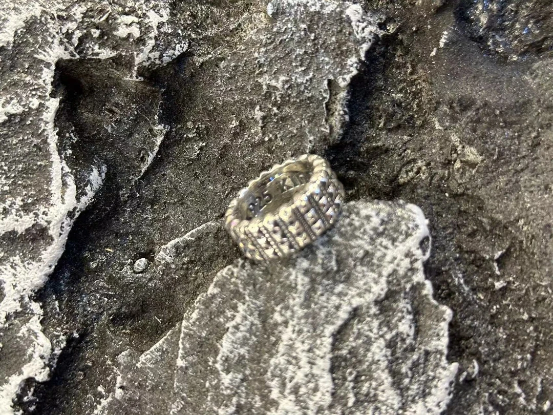 合金戒指 【宝宝齿轮戒指】国潮风发字嘻哈潮人街头网红中古个性