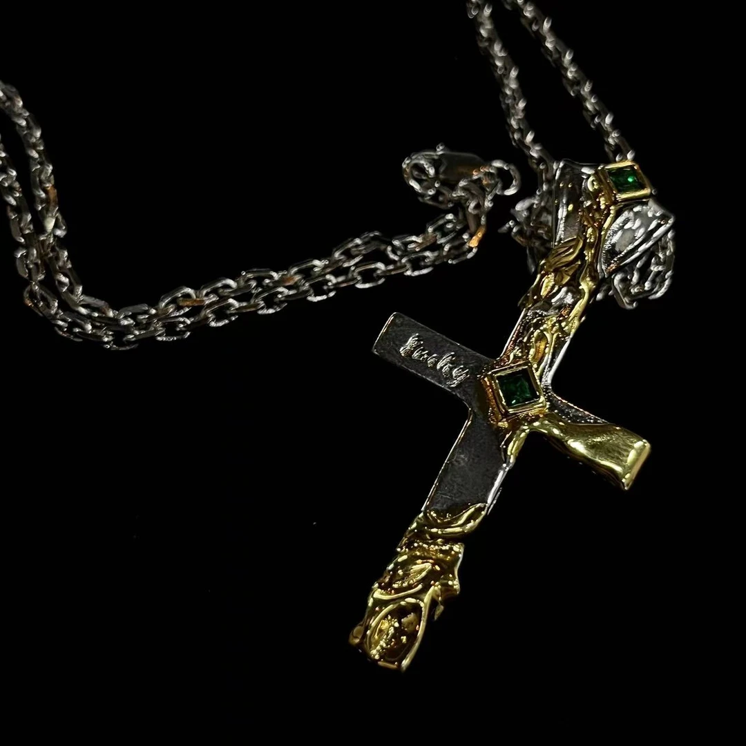 合金项链 【刀光剑影项链】国潮风发字嘻哈潮人街头网红