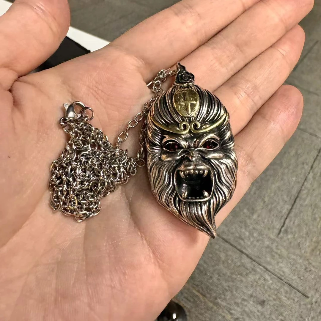 合金项链 【悟空红眼项链】国潮风发字嘻哈潮人街头网红