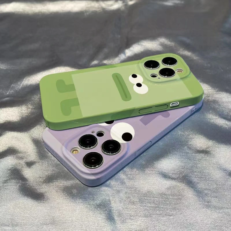 搞怪小人iphone14pro适用苹果/华为荣耀/OPPO/vivo菲林手机壳情侣