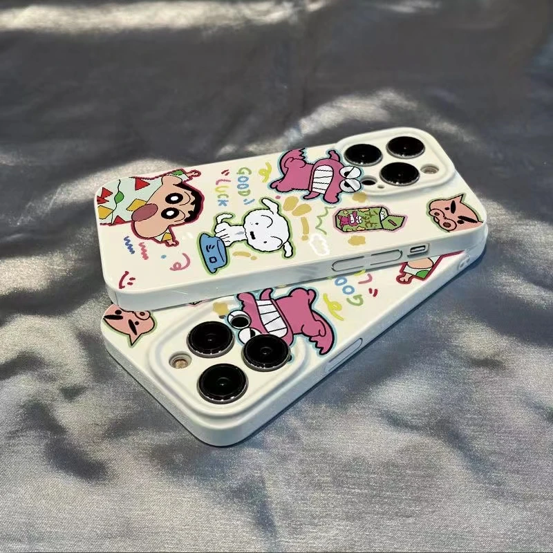 适用苹果华为OPPOvivo小米睡衣蜡笔小新菲林手机硬壳iPhone13pro