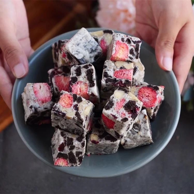 10种雪花酥奶糕视频课程（专题课）糖果奶糕做法教程培训