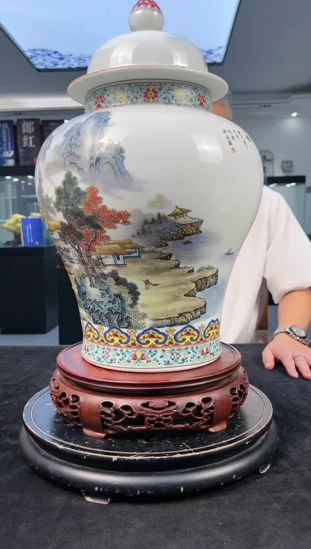 【闪购商品】瓶金青霞-2精美  陶瓷  赏器一套