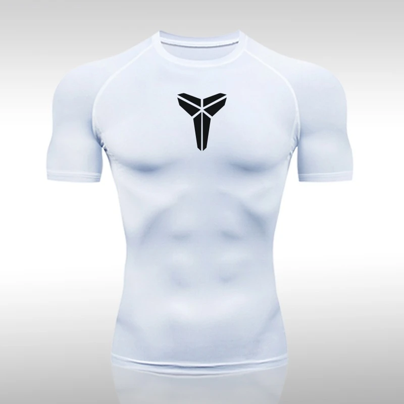 户外运动速干训练服紧身衣上衣男士夏季透气跑步修身弹力高弹散打