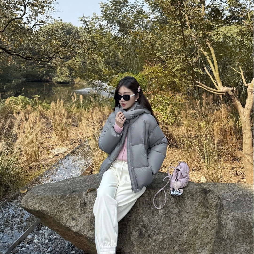 syna 冬日暖阳 连帽厚款面包服