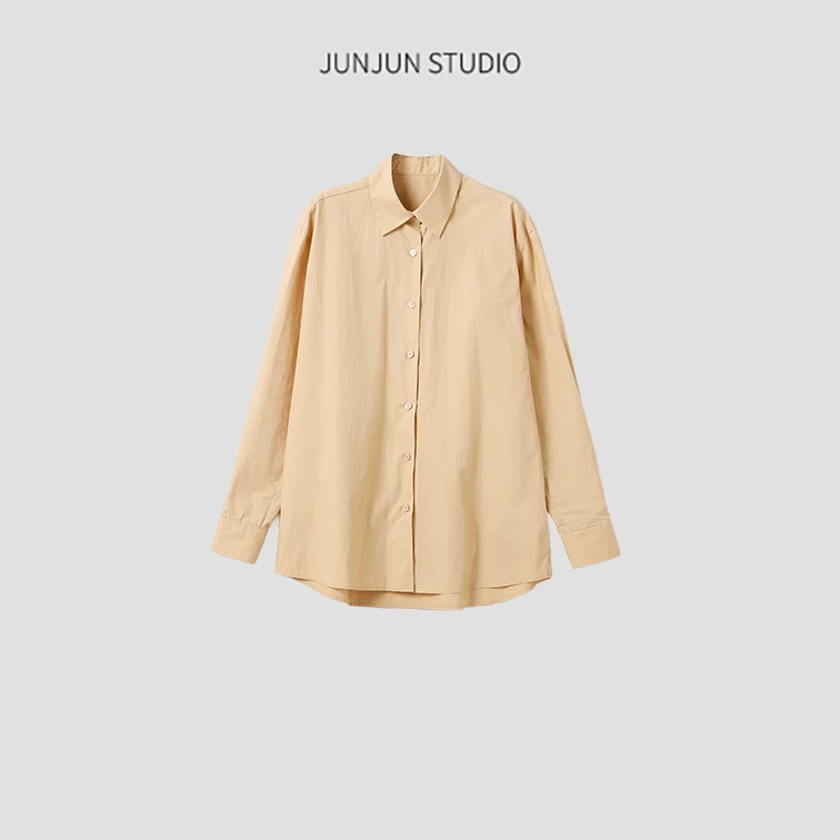 JunJunZeng “奥白主义”极简全棉质感衬衫DUGK700