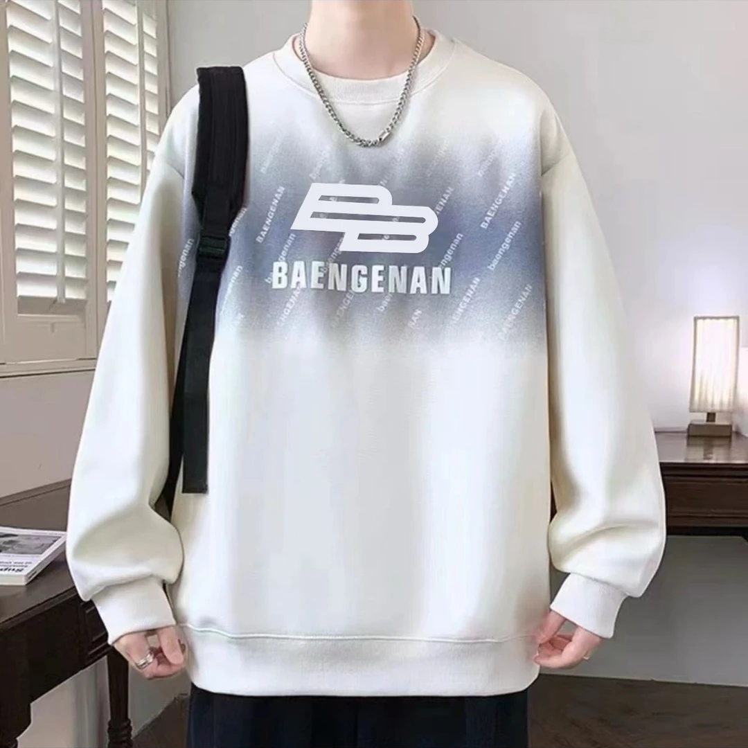 巴南款卫衣时尚2024新款潮流百搭晕染双B 工艺YD