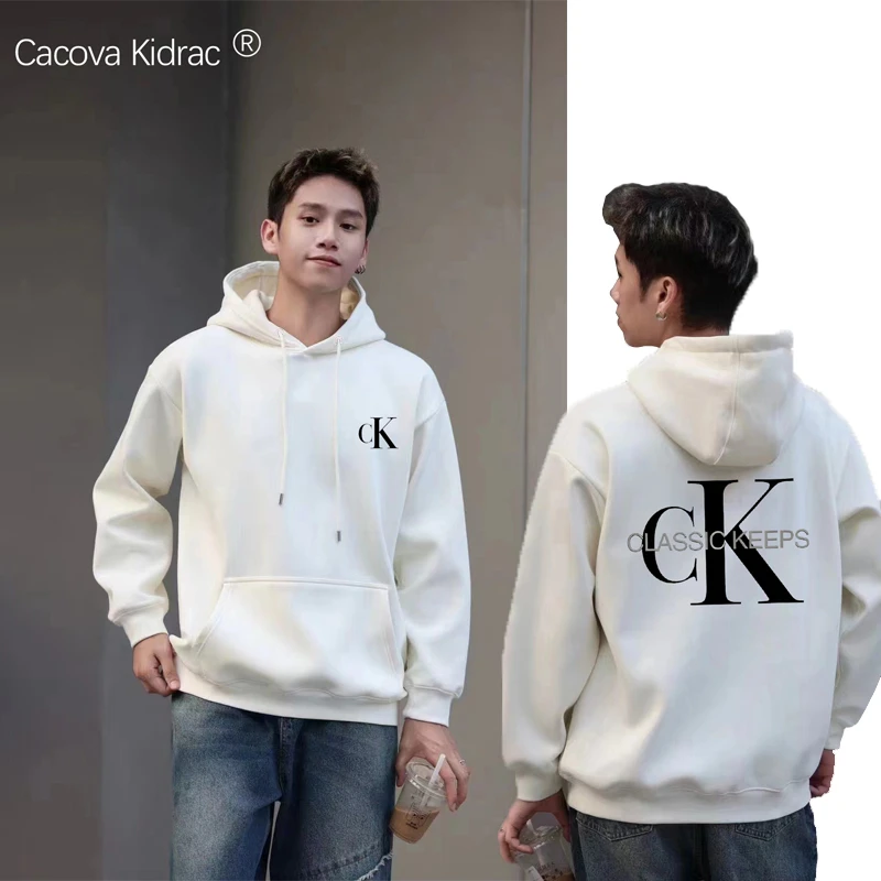 Cacova Kidrac连帽卫衣华棉450克潮流男女款时尚百搭AB面潮流字母